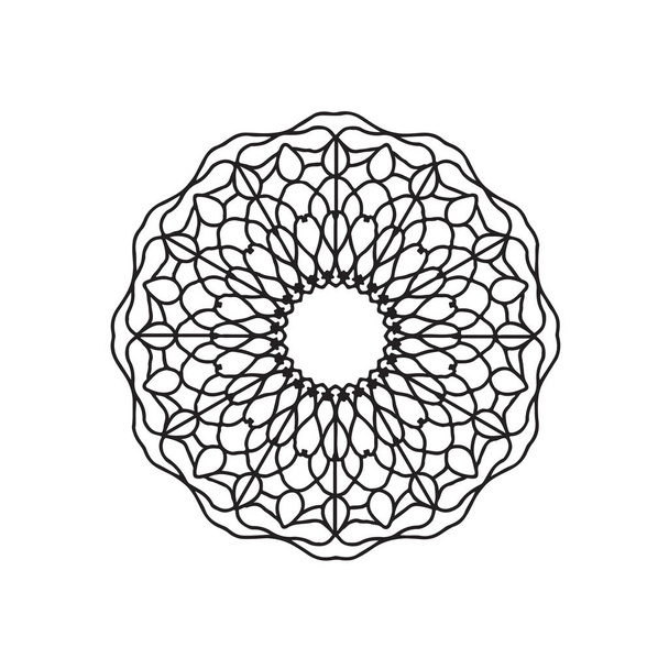 the logo. mandala artwork. doodle style - Vector, Image