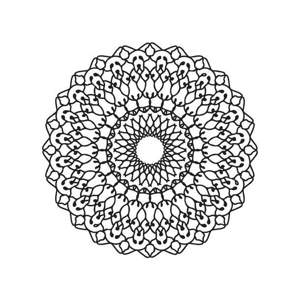 o logotipo. obra de arte mandala. estilo doodle
 - Vetor, Imagem