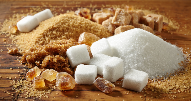 Διάφορα είδη ζάχαρης - Φωτογραφία, εικόνα