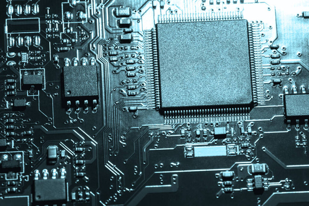 A close-up microchip - Фото, зображення