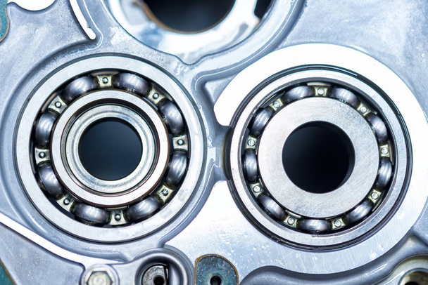 Close-up ball bearing in car automatic transmission - Photo, Image