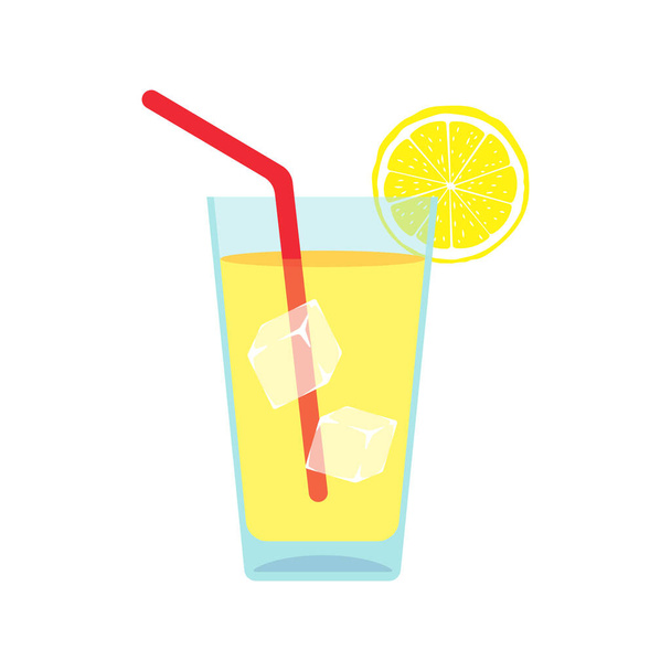 Vektorillustration von Limonade auf weißem Hintergrund. isoliert. - Vektor, Bild