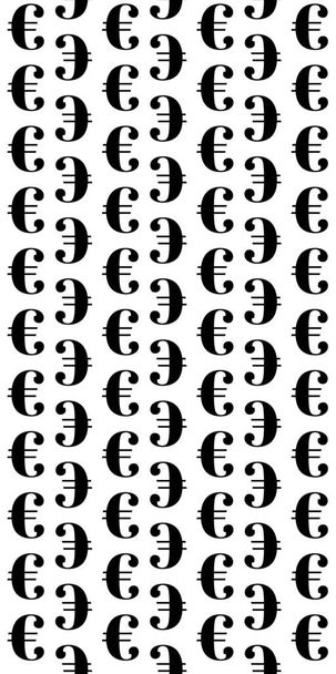 Знак евро. Текстура бесшовных линий сетки. Белый текстурный фон
. - Фото, изображение