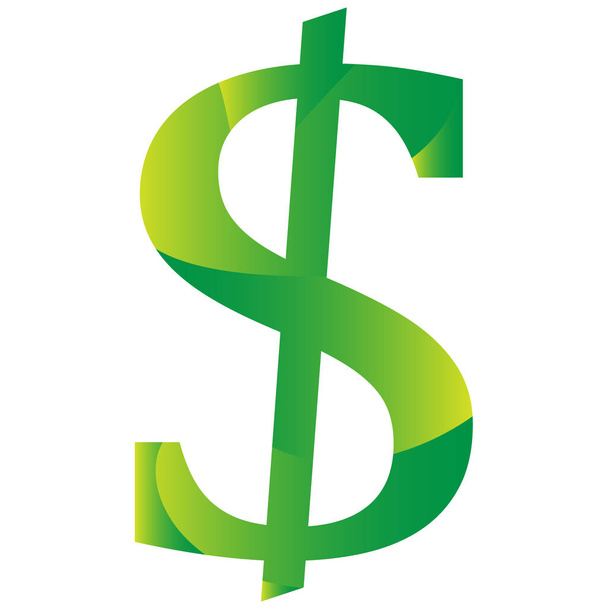 Dollar icon currency financial sign symbol - Vektor, obrázek