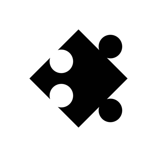 Puzzle outline icon. Symbol, logo illustration for mobile concept and web design. - Wektor, obraz