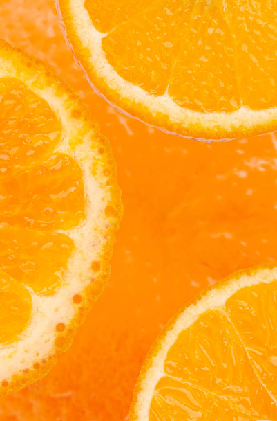 Orangenfrucht Hintergrund. - Foto, Bild