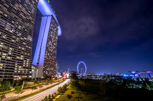 Marina Bay Sands w Singapurze - Zdjęcie, obraz