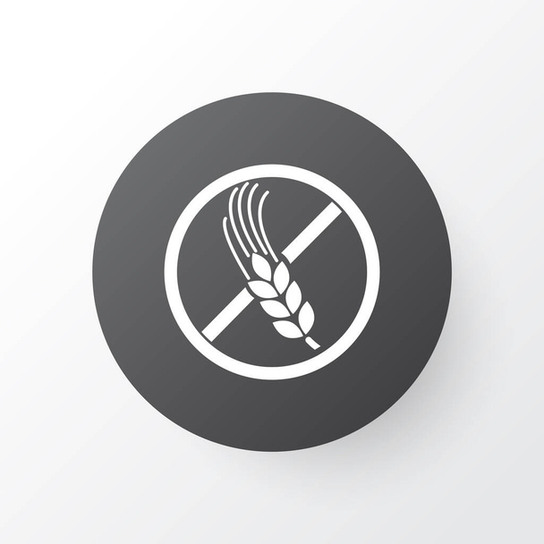 Symbole icône sans gluten. Qualité Premium isolé aucun élément de blé dans un style branché
. - Photo, image