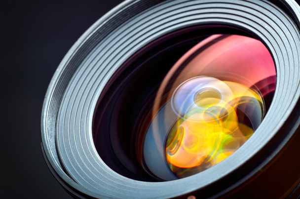Professional photo lens closeup - Photo, Image