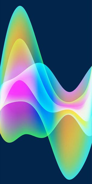 Красочный абстрактный жидкий фон
 - Вектор,изображение