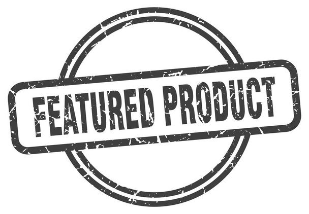 featured product stamp. featured product round vintage grunge sign. featured product - Vector, afbeelding