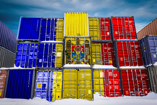 Concepção da armazenagem de mercadorias pelos importadores, exportadores
 - Foto, Imagem