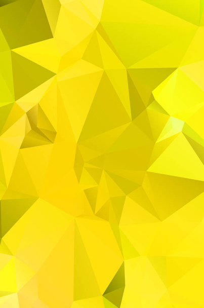 Creative design yellow template random bright colors low poly ba - Vector, Image