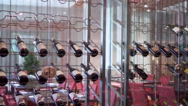 Wine Bottles Rack Stand  - Footage, Video
