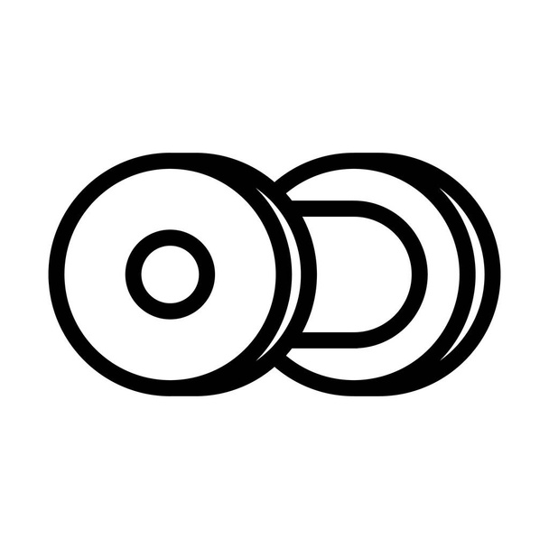 Icono de seda vector. Ilustración del símbolo de contorno aislado
 - Vector, imagen