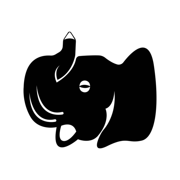 Modèle de logo d'éléphant Illustration vectorielle
 - Vecteur, image