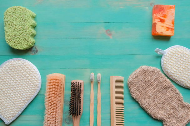 Zero-waste, plastic-free, shopping and living. Eco hygiene and zero waste cleaning supplies - 写真・画像