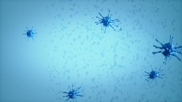 menschliches Immunsystem und Bakterien - Filmmaterial, Video