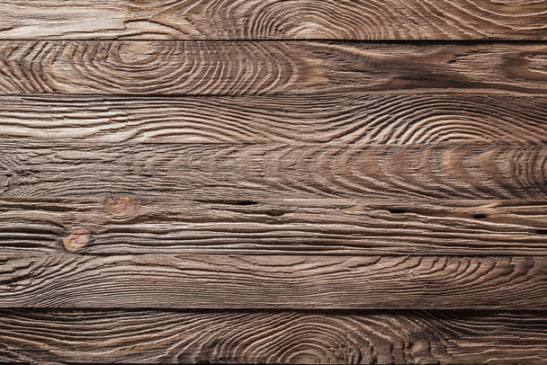 old texture of brown wood boards - 写真・画像