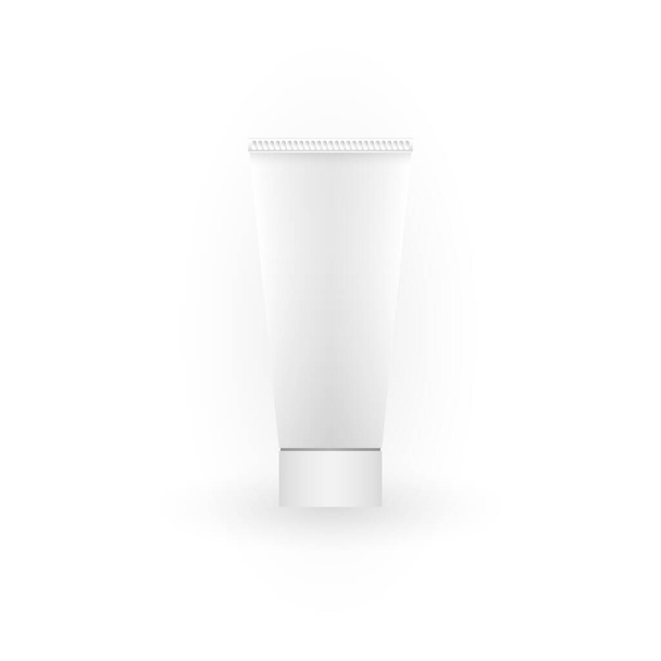 Witte lege plastic container - Vector, afbeelding