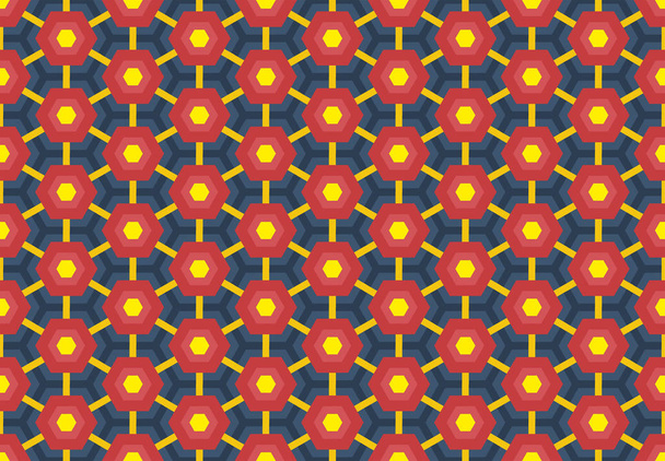 Seamless geometric pattern design illustration. Background textu - Photo, Image