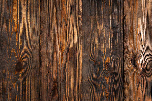 Brown wood texture background. Top view. - Photo, Image