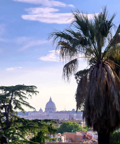 Rooftops in Rome, Italy and Vatican City. - Fotó, kép