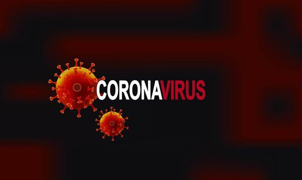 China battles Coronavirus outbreak. Coronavirus 2019-nC0V Outbreak. Pandemic medical health risk, immunology, virology, epidemiology concept. - Vektör, Görsel