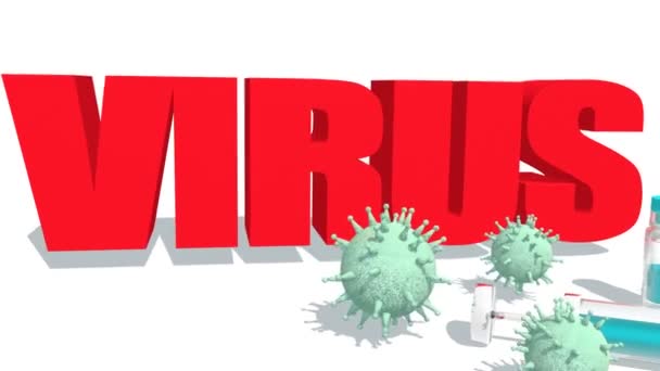 Virus disease concept - Video, Çekim