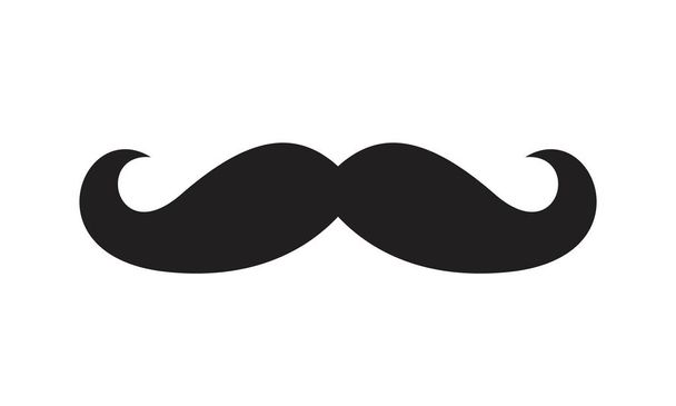 Italy mustache Icon template black color editable. Italy mustache Icon symbol Flat vector illustration for graphic and web design. - Vecteur, image