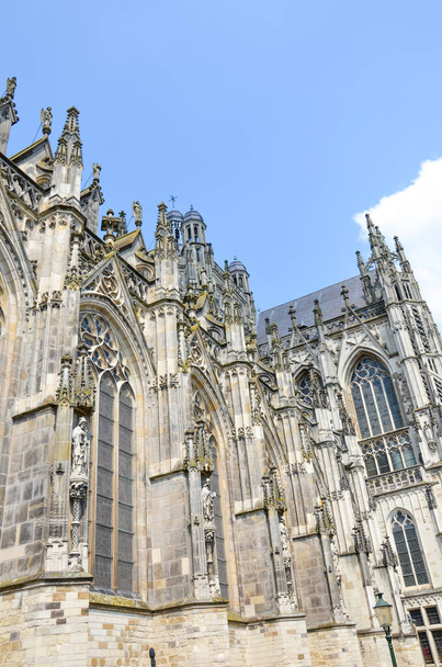 Catedral de San Juan en Hertogenbosch, Brabante Septentrional, Países Bajos. Arquitectura gótica holandesa, la iglesia católica más grande de los Países Bajos. Dominante del centro de la ciudad
 - Foto, imagen