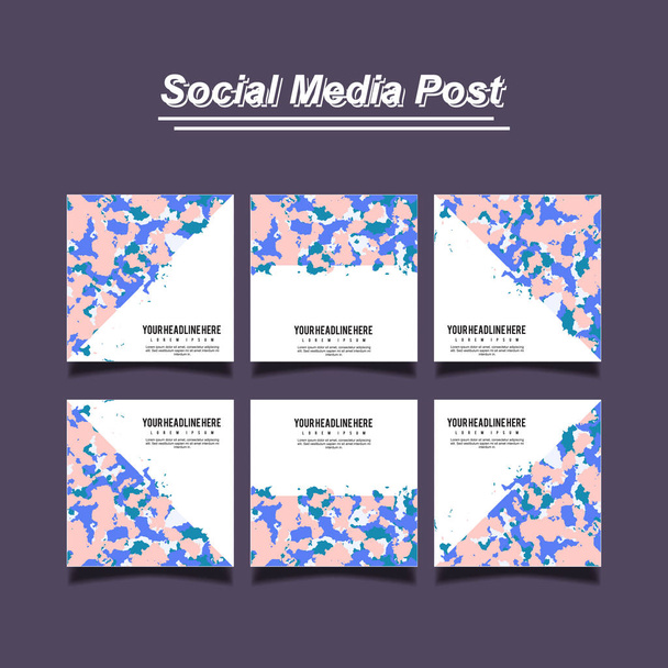 instagram Post Template Banners para Marketing Digital
 - Foto, imagen