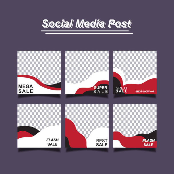 Instagram Post Template Banner per il Marketing Digitale
 - Foto, immagini