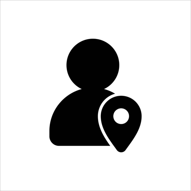 icône utilisateur. symbole des hommes d'affaires avec icône de style plat à la mode pour la conception de site Web, logo, application, interface utilisateur isolé sur fond blanc. illustration vectorielle eps 10
 - Vecteur, image