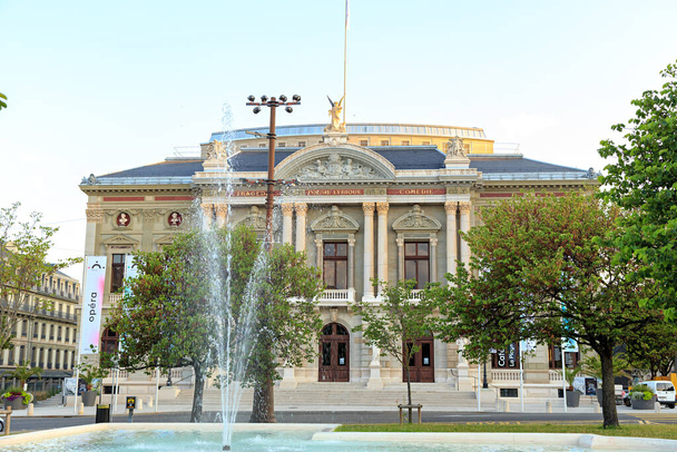 Geneva, Switzerland - 13 липня 2019: Grand Theater of Geneva - Фото, зображення