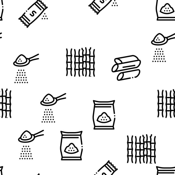 Sugar Cane Agriculture Seamless Pattern Vector - Vector, Image