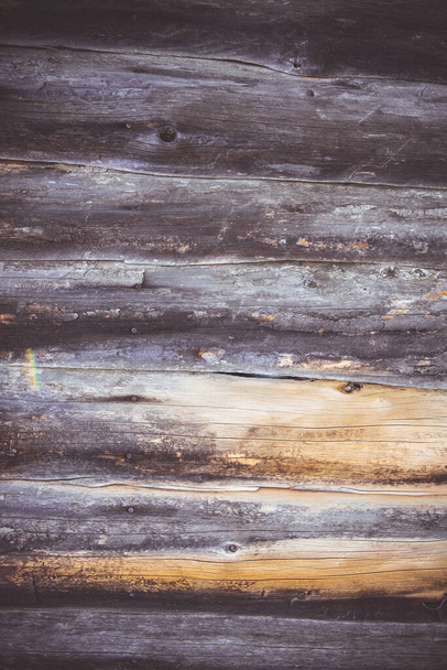Old Vintage Grey Wooden Grunge Surface. Planks Background and Texture. - Zdjęcie, obraz