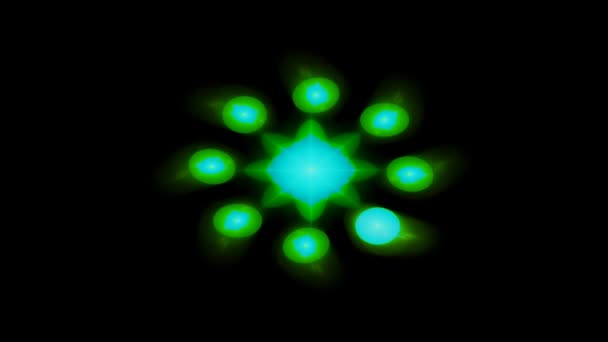 Explosión con partículas alrededor de la tecnología de ciencia de átomos de esfera, bola de esfera de energía, gráfico de movimiento animado abstracto
 - Metraje, vídeo