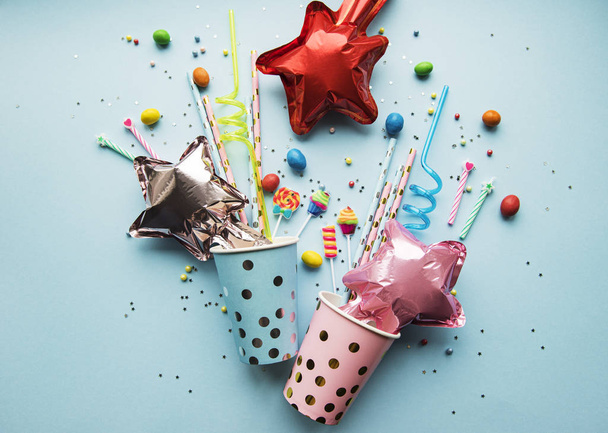 Happy birthday or party background - Zdjęcie, obraz