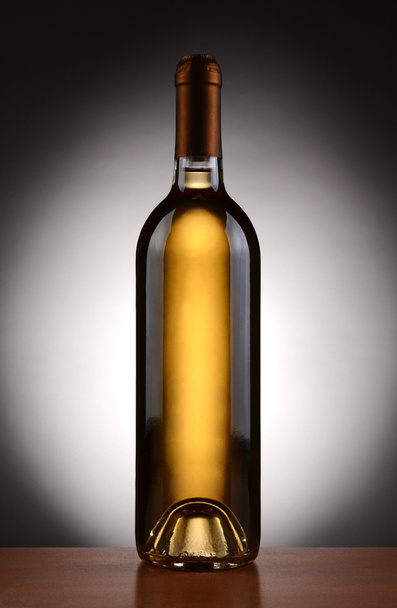 White Wine Bottle Backlit - Фото, зображення