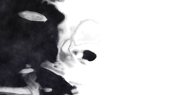 Acuarela colorida abstracta sobre fondo blanco. Pintura de arte digital
. - Foto, imagen