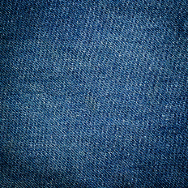 Texture del tessuto blue jeans da vicino - Foto, immagini
