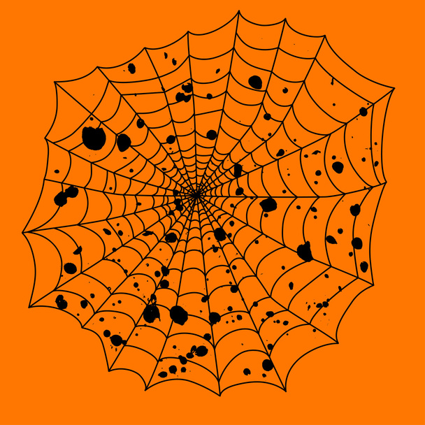 Чорна павутина для свята Хеллоуїн вектор
 - Вектор, зображення