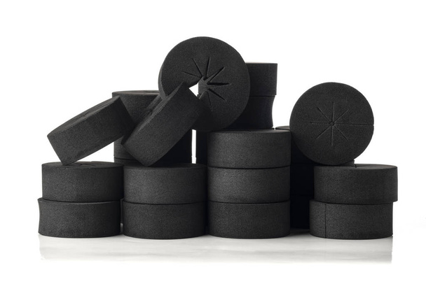 black foam cloning collars for hidroponics and aeroponics - Photo, Image