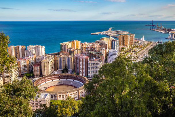 Malaga From Gibralfaro Viewpoint - Andalusia,Spain - Fotografie, Obrázek