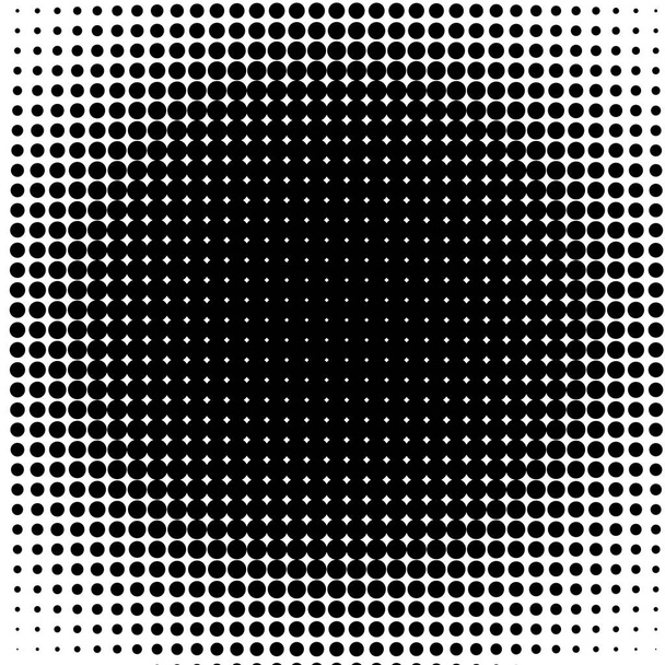 白い背景の黒い点 - ベクター画像