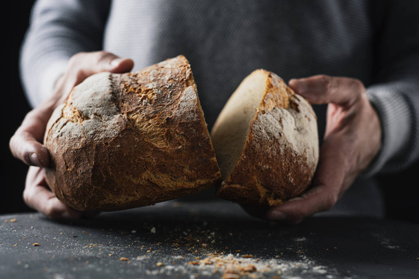 pan de payes, chléb typický pro Katalánsko, Spai - Fotografie, Obrázek