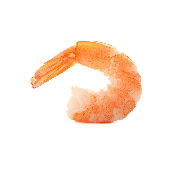 Delicious shrimp isolated on white background. Seafood - Photo, Image