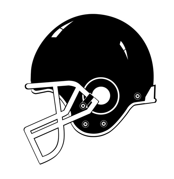 Футбольный шлем
 - Вектор,изображение