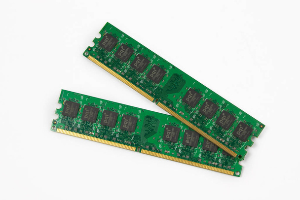 Módulos de memoria RAM DDR
 - Foto, imagen